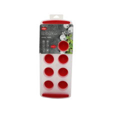 Edge 3 Pack Easy Pop Jumbo Round Silicone Ice Cube Trays in Red