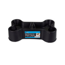 Bone-Shaped Double Feeder Pet Dish