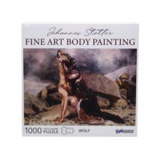 Johannes Stotter Fine Art Body Painting Wolf 1000 Piece Puzzle