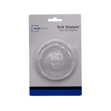 Mainstays Clear Plastic Sink Stopper