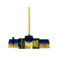Industrial -Style Broom with Collapsible Head