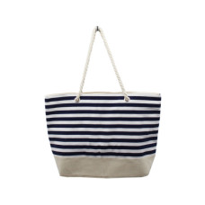 20"x13" Zip Closure Fashion Print Canvas Bag with Rope Handles