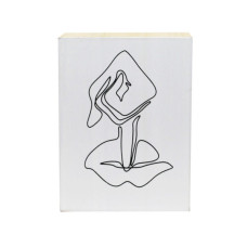5" x 7" MDF Silhouette Whisper Box Decor