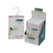 Bevoll Pink Rose Scented Hanging Sachet Bag in PDQ Display