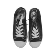 Women's Black Low Top Sneaker Shoes in Assorted Sizes