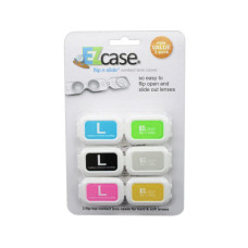 ez case 3 pack easy flip contact lens cases