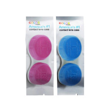 color case 1 pack contact lense case in sleeve
