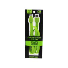 gadget gear xl silicone 2.1 amp micro usb charge & sync cabl