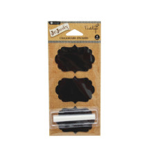hampton art vintologie chalboard stickers with chalk