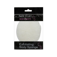 face values body and bath exfoliating body sponge