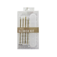 lifestyle products 5 piece blemish tool set in gold chrome