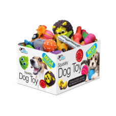 Mega Dog Sqeaker Toy Assorted Styles Countertop Display