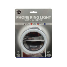 iHip Phone Ring Light with Mirror in Assorted Colors