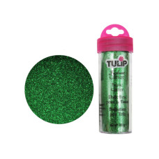 tulip emerald fabric glitter 0.63 oz.