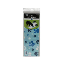 32oz Portable Pet Bowl Set of 2 in Assorted Prints