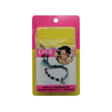 laura diy black and teal bracelet kit