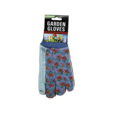 Floral Design Adult Garden Gloves with Raised Grip Dots
