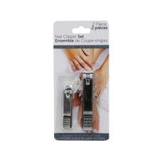 2 Pack Nail Clippers with Curved Precision Blades