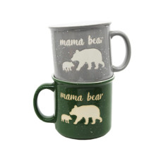 16 Ounce Mama Bear Ceramic Speckled Color Mug