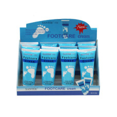 santee footcare cream in countertop display