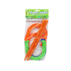 6 piece plastic horseshoe game set