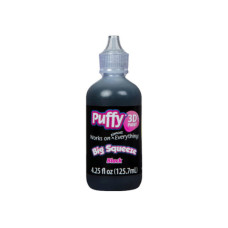 puffy 3d 4.25oz shiny black paint