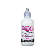 puffy 3d 4.25oz shiny white paint