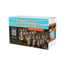 10-Bulb Solar LED String Lights
