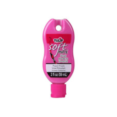 Tulip 2 oz Soft Matte Poppin Purple Fabric Paint