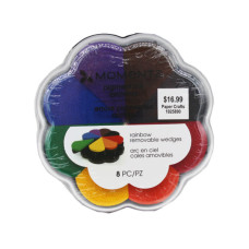 momenta 8 piece rainbow tones removable wedges ink pad