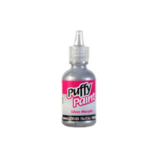 Puffy 1 fl oz Silver Metallic Multi-Surface 3D Paint