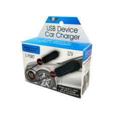 5-Port USB Device Car Charger