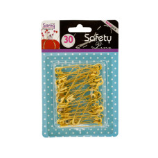 Jumbo Gold Tone Safety Pins