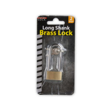 Long Shank Brass Lock with Keys