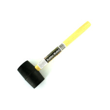 Rubber Mallet with Wood Handle