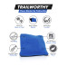 Blue or Black Blanket by Trailworthy - 45" X 60" - Ultra Soft Fleece Throw For Home or Travel with Zip Storage Bag - Anti-Pilling