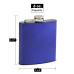 6oz Powder Coated Colored Hip Flasks