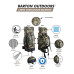 Large Camo Hiking and Mountaineering Backpack