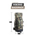 Large Camo Hiking and Mountaineering Backpack