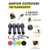 Barton Outdoor Bright LED Flashlights with Case