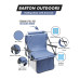 Blue Stadium Style Barton Outdoor Folding Chair