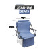 Personalized Custom Blue Stadium Chair