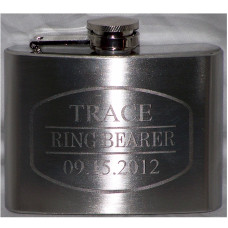 4oz Personalized Engraved Custom Hip Flask