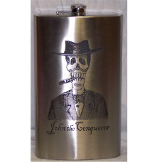 GIANT 64oz Laser Engraved Flask