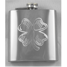 6oz Mirror Polish Custom Engraved Hip Flask