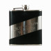 Faux Leather Hip Flask with Personalized Engraving