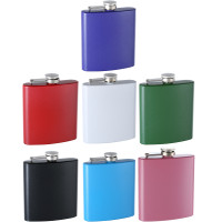 6Pack of 6oz Glitter-Paint Flasks, Assorted Colors