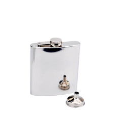 6oz Mirror Polished Drinking Flask