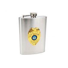 8oz Official Police Hip Flask