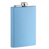Baby Blue 8oz Hip Flask Baby Blue 8oz Hip Flask